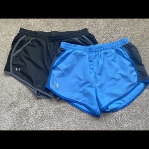 Under Armour Women’s Fly By 2.0 Running Shorts (2 pair)